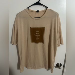Size medium. Oversized shirt.